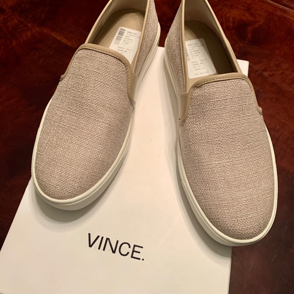 Vince Blair-5 Straw slip on shoes